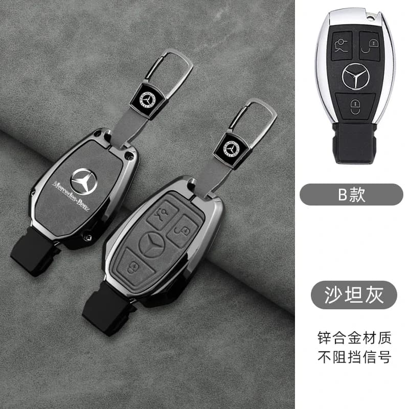 Car Key Case Cover Shell Fob Keychain For Mercedes Benz W204 W463 W176 W251 W205 A200 A260 A C R G Class GLA CLA GLK GLC CLS