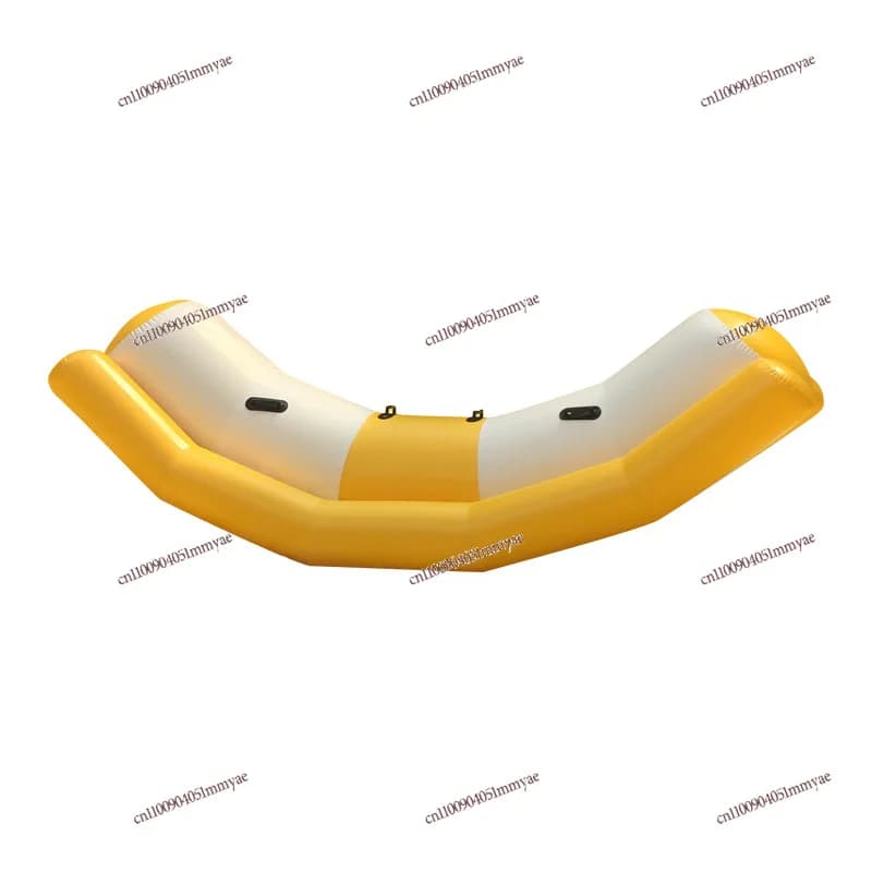 Inflatable water toys new water jumping bed seesaw outdoor