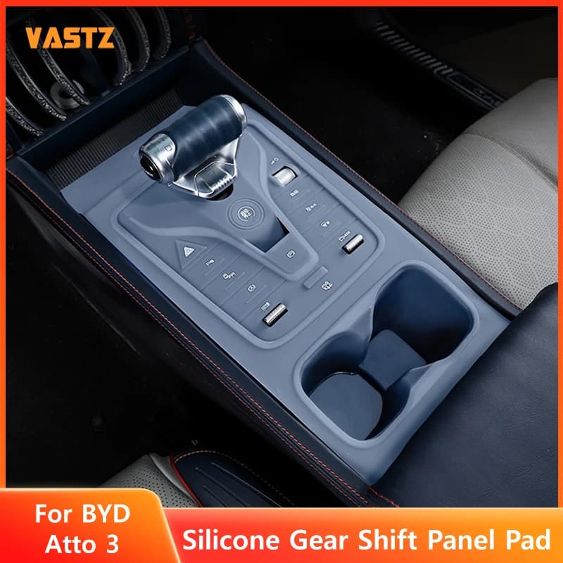 For BYD Atto 3 Tailored Silicone Interior Protection Set Scratch-Proof Center Console Protection Pad Door Handle Pad