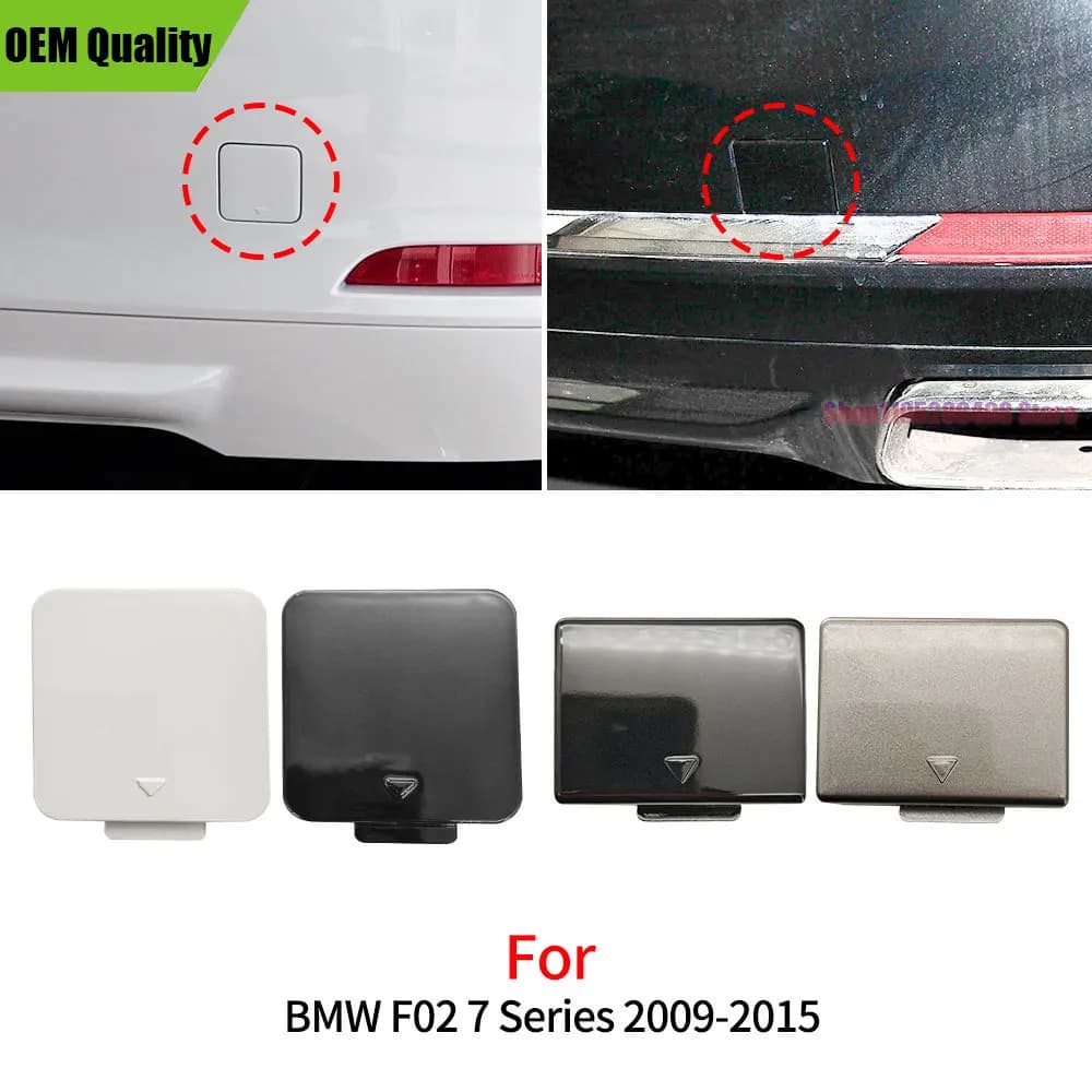 Car Rear Bumper Tow Hook Cover Cap Accessory For BMW 7 Series 730 740 750 760LI 51127209925 51127311374 For BMW F01 F02