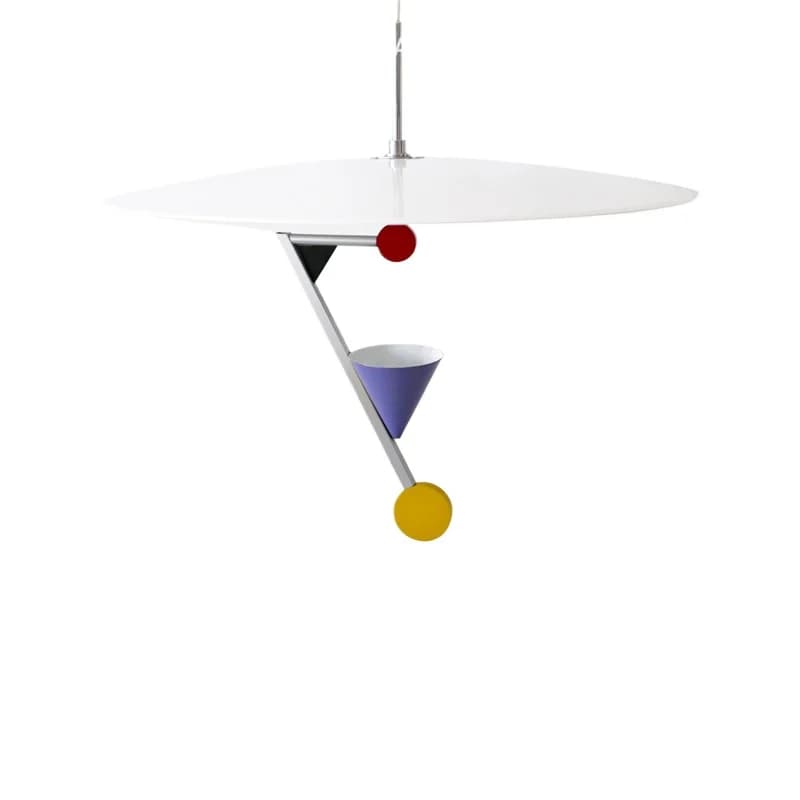 Chandelier retro dining room flying saucer color lamp bedroom study creative lamp y
