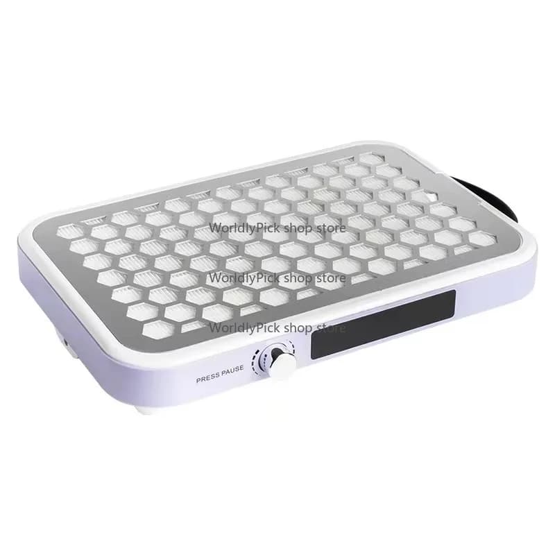High Power Portable Cordless Nail Vacuum Cleaner Mini Wireless Nail Dust Extractor Square Easy-to-Carry Nail Dust Collector