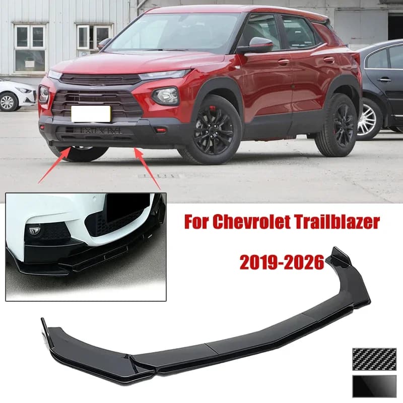 5pcs Front Bumper Shovel For Chevrolet Trailblazer 2019-2026 Spoiler Front Bumper Deflector Anti Scratch Protection Device