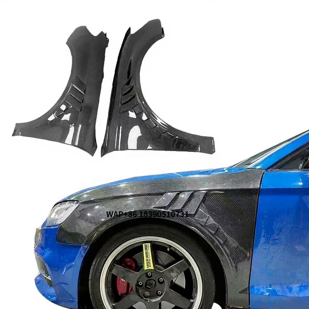 Wholesale Customized Car Performance Black Car Front Side Real Carbon Fiber Fender for A3 S3 8V 2014-2020 Fender Upgrade