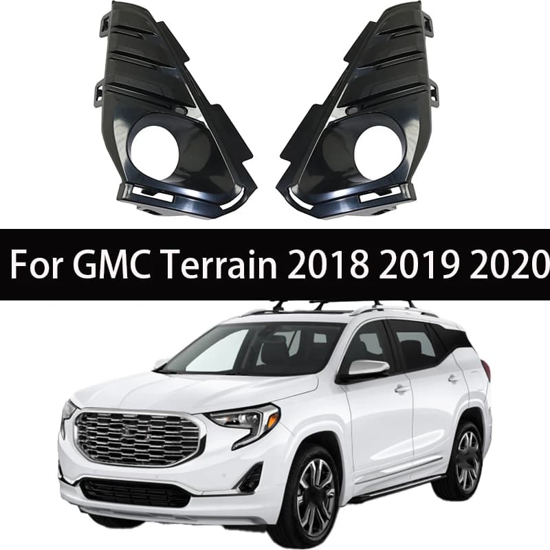 Fog Lamp Cover Grill Bezel For GMC Terrain 2018 2019 2020 Headlight Front Bumper Fog Light Cover Trim Car Accessories GM1039212