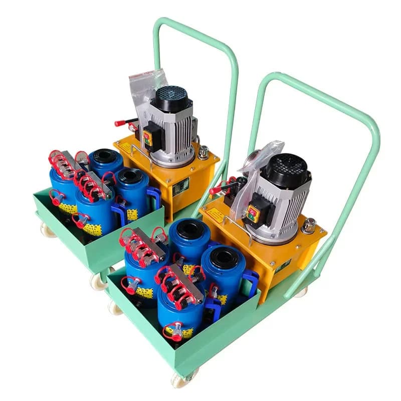 Plate heat exchanger clamping device one-to-four split hydraulic wrench full set of special modification tools for plate