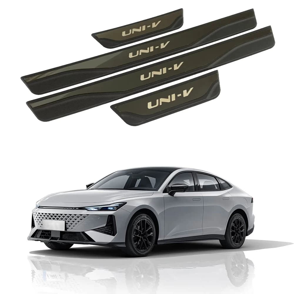 Car Door Sill Plate Protector For Changan UNIV UNI-V Threshold Scuff Plate Interior Stickers Auto Styling Accessories 2022-2026