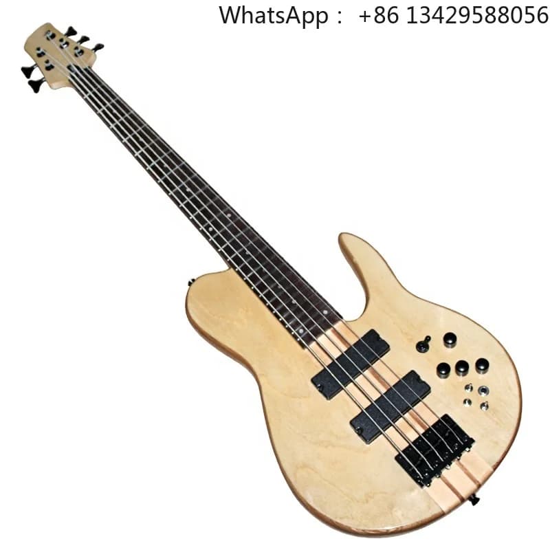 Flyoung 5 Strings Electric Bass Guitar Neck Through Body Bass Guitar