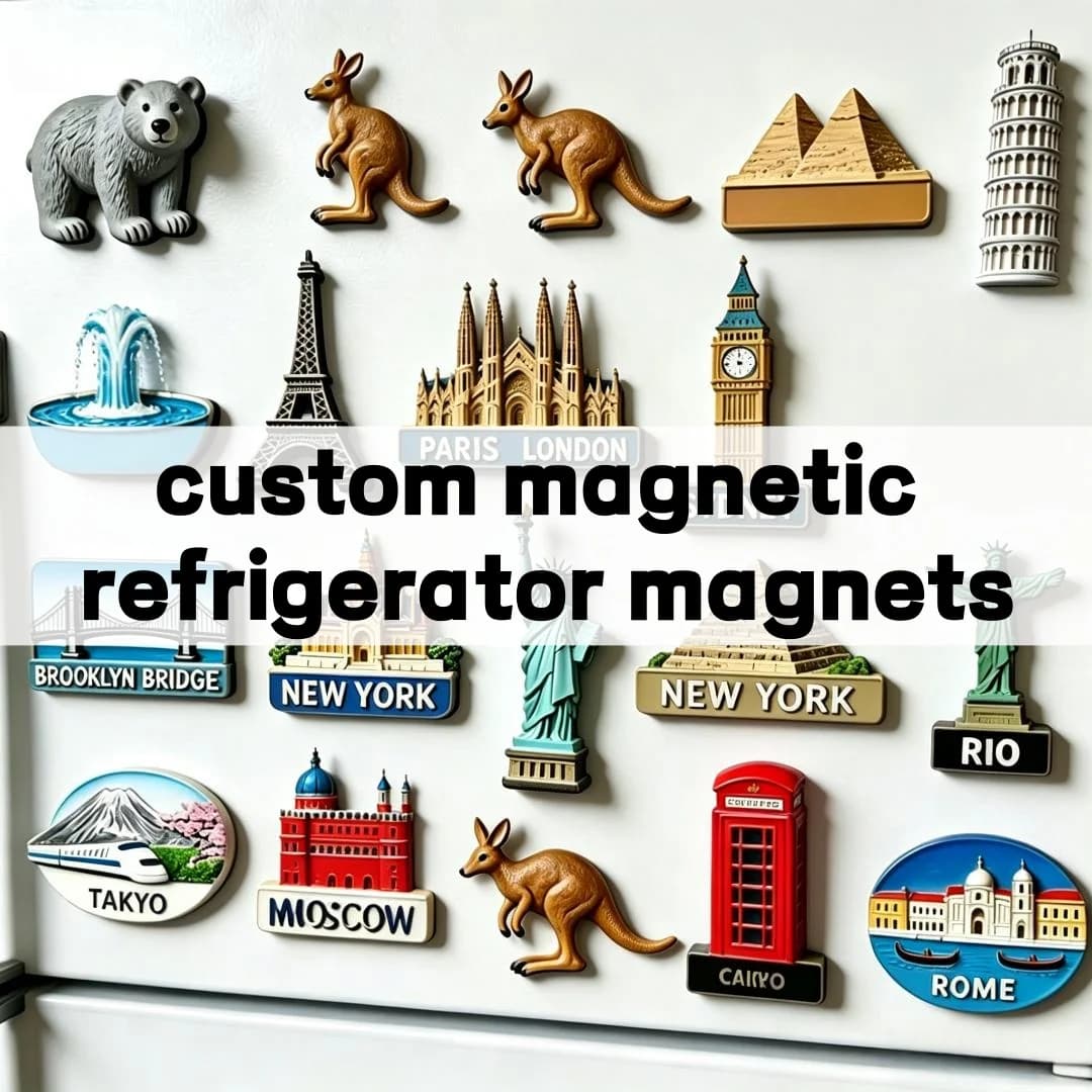 OEM Factory Customized PVC Fridge Magnets Rubber 3D Shape Fridge Magnet Suppliers Magnetic Refrigerator Sticker Manufacturer
