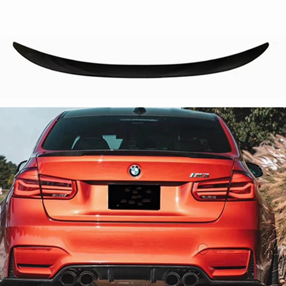 For BMW 3 Series F30 F35&M3 F80 Sedan M4/MP/PSM Style ABS glossy black Rear Spoiler Trunk wing 2011-2019