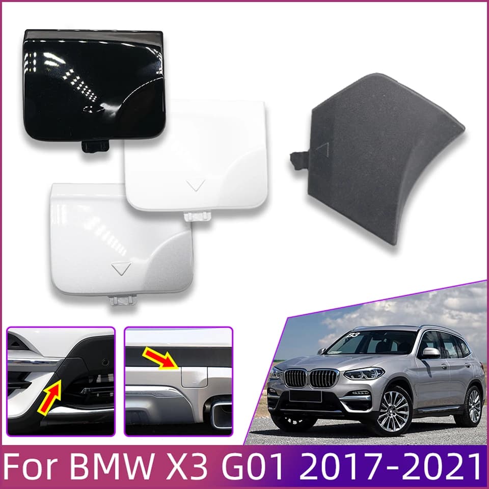 Auto Parts Front Rear Bumper Towing Hook Cover Hauling Cap Decoration Shell For BMW X3 G01 2017-2021 #51117399897 51127953954