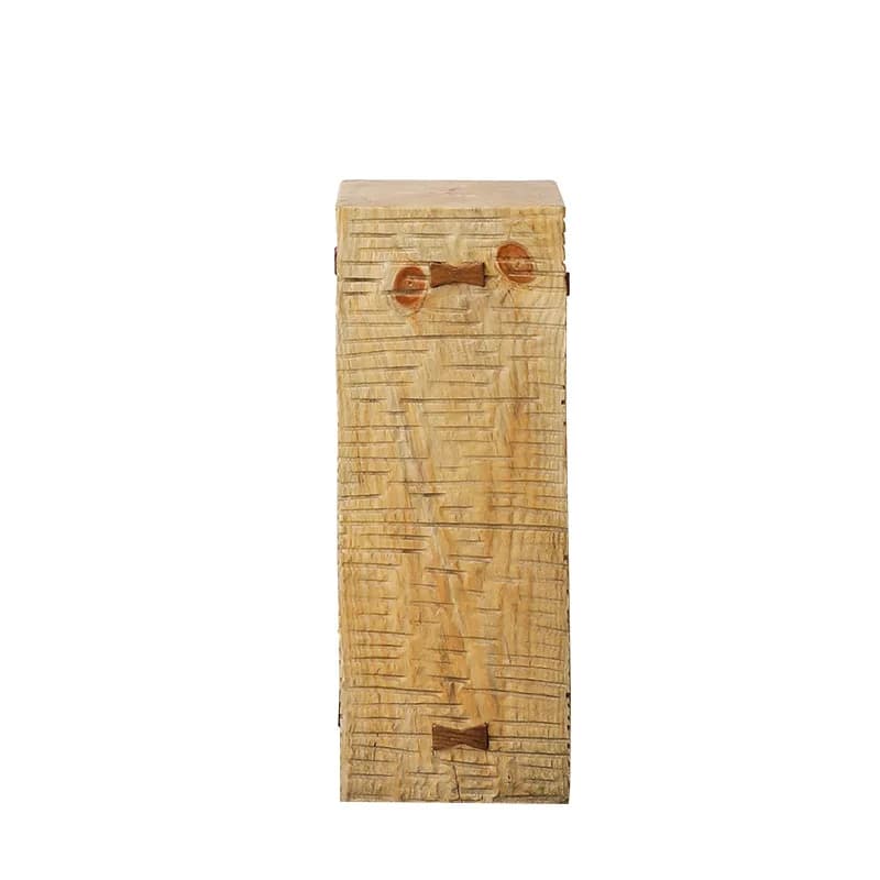 LTT log square solid wood pier flower stand wood tree stump living room wabi sandy wind wooden pier