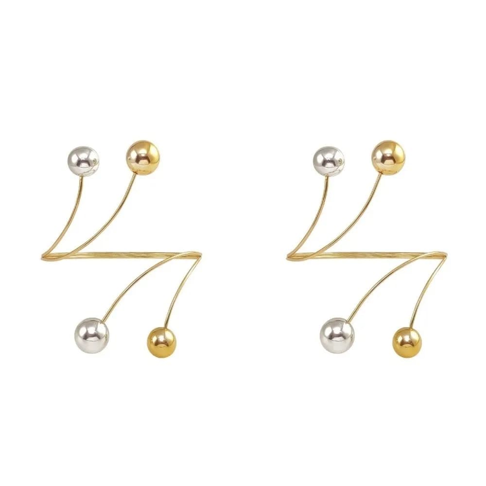 2PCS Elegant Alloy Round Bead Curtain Buckle Belt Pearl Alloy Adjustable Curtain Clips Decorative Curtain Holdback Holiday Decor