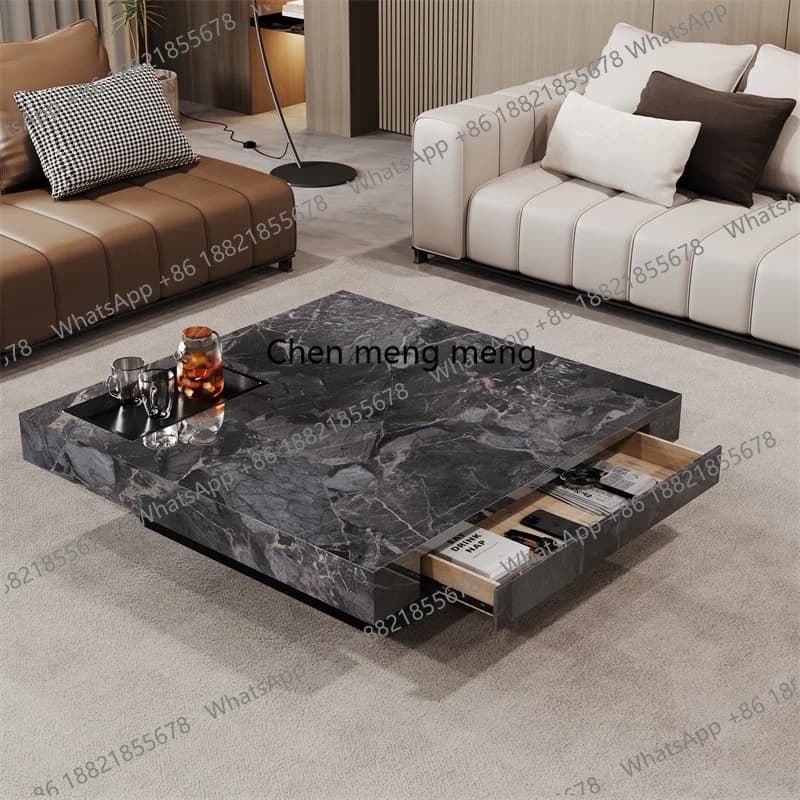 Storage Luxury Coffee Table Decoration Modern Bedroom Living Room Kitchen Side Table Writing Couchtisch Chinese Style Furniture