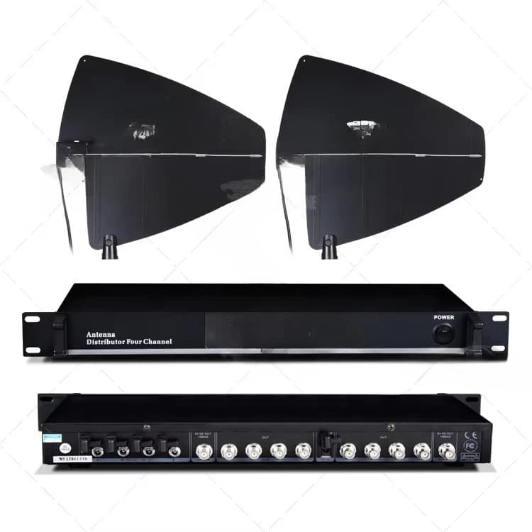 UA845E Wideband 500-950MHz Wireless Antenna Distribution System for Professional UHF Microphone