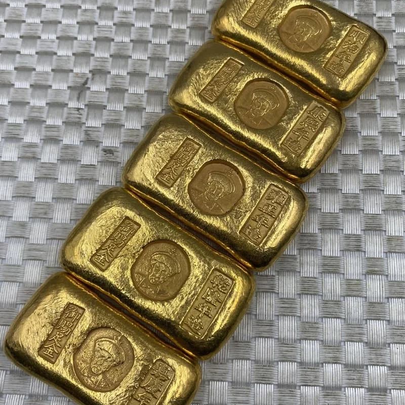, copper-plated , gold ingot
