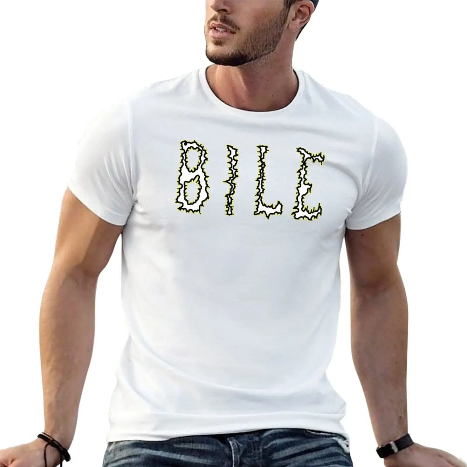 BILE | Logo | T-Shirt baggy shirts topping luxury clothes men