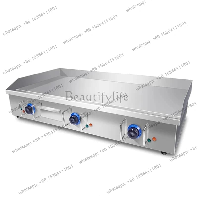 iron plate commercial grilling furnace pancake machine stall equipment
