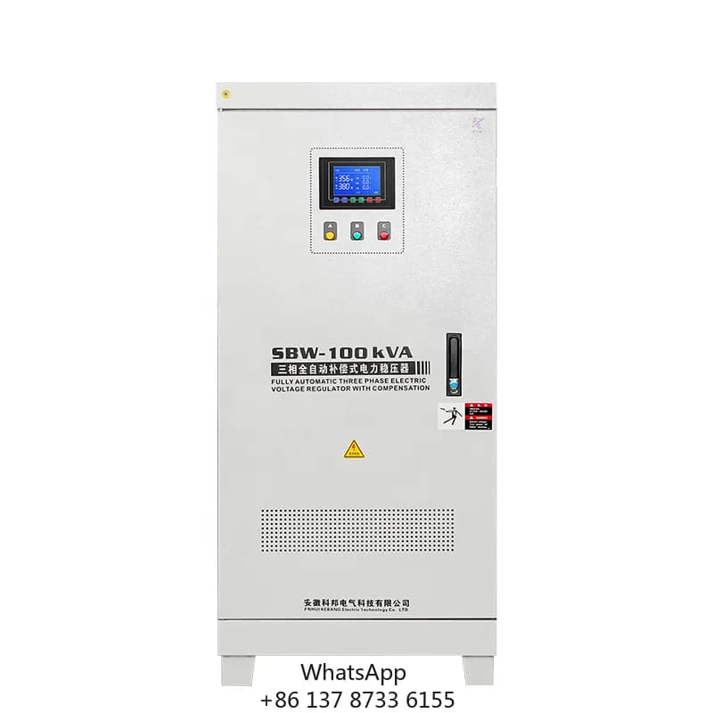 Sbw 200kva Automatic Three-phase Ac Voltage Stabilization And Transformation Voltage Regulators