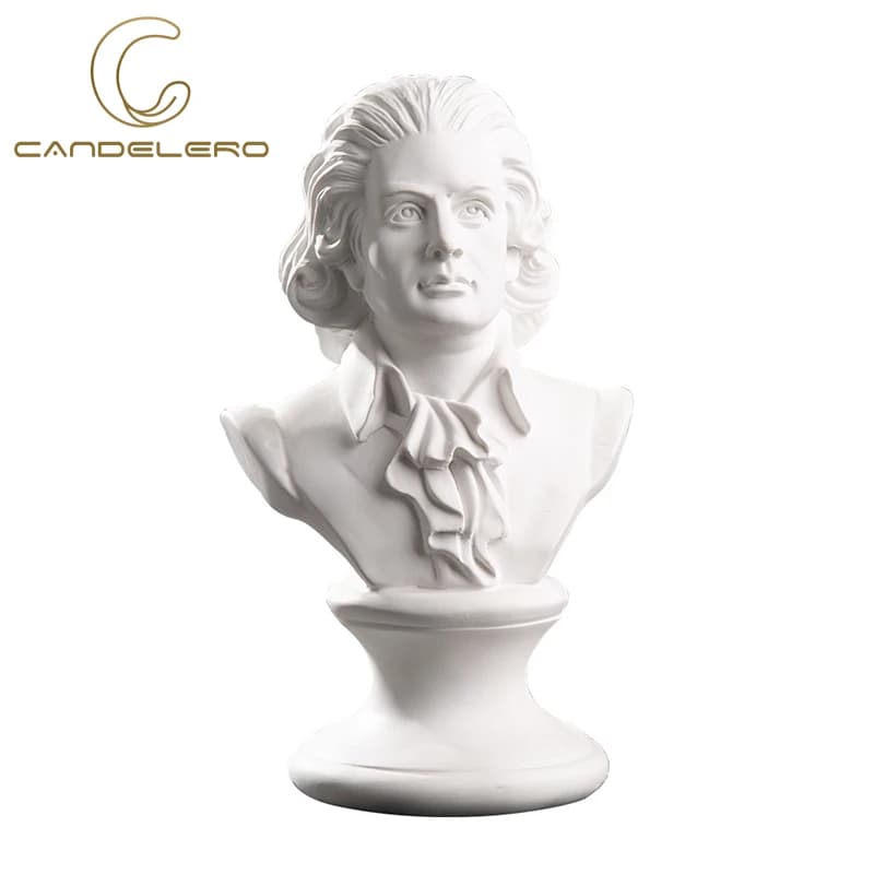 15CM/30CM Art Sculpture Home Decor Resin Statue And Figurines Bust Greek Apollo Venus Sketching Decorations Aesthetic Room Decor