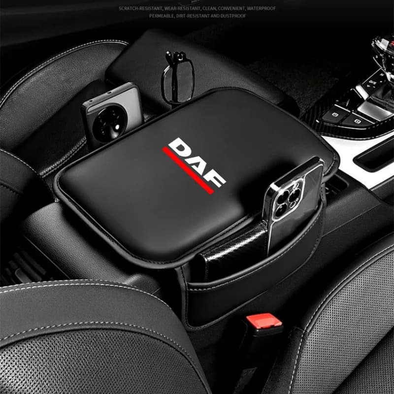 Car Center Console Armrest Box Mat Cushion For DAF XF 95 105 CF LF VAN Auto Accessories