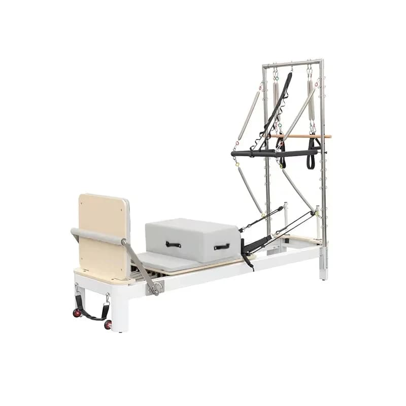 【New】High Quality Gym Fitns Equipment Straps Trapeze hine Aluminum Pilat Reformer With Tower