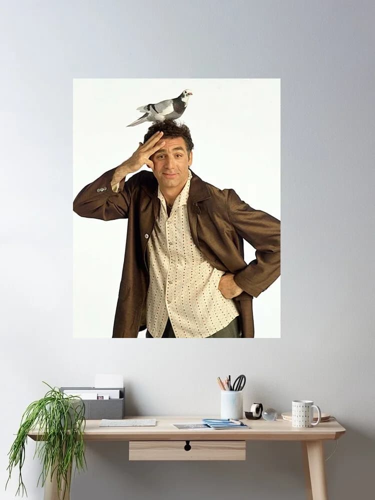 Cosmo Kramer , Art Print Silk Poster Home Wall Decor