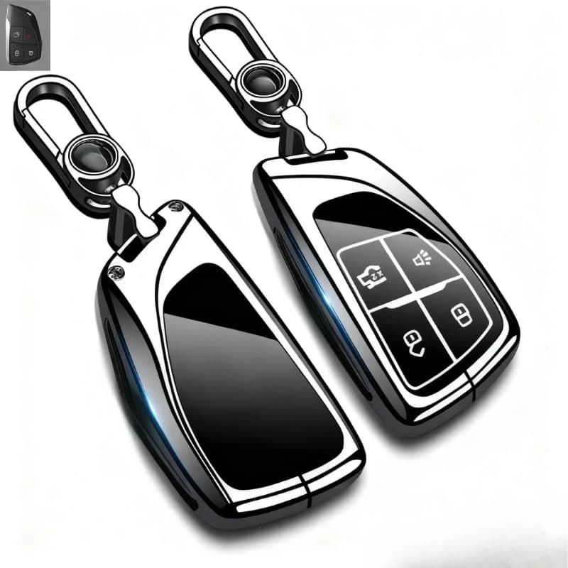 Protective Zinc Alloy Key Cover Case for Chevrolet Equinox Plus (2024) - Key Fob Shell Keybag Keychain