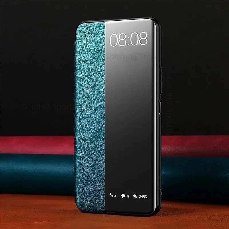 Case For Redmi K80 Pro View Windows Flip Phone Case For Redmi K70 Ultra K60 Pro K50 Gaming Full Protective Matte Leather Cover