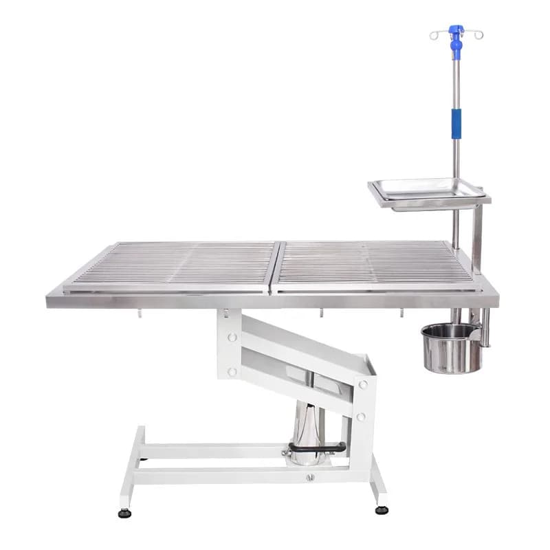 Pet bed equipment manufacturer Animal constant temperature stainless steel lifting operation Dog grooming table