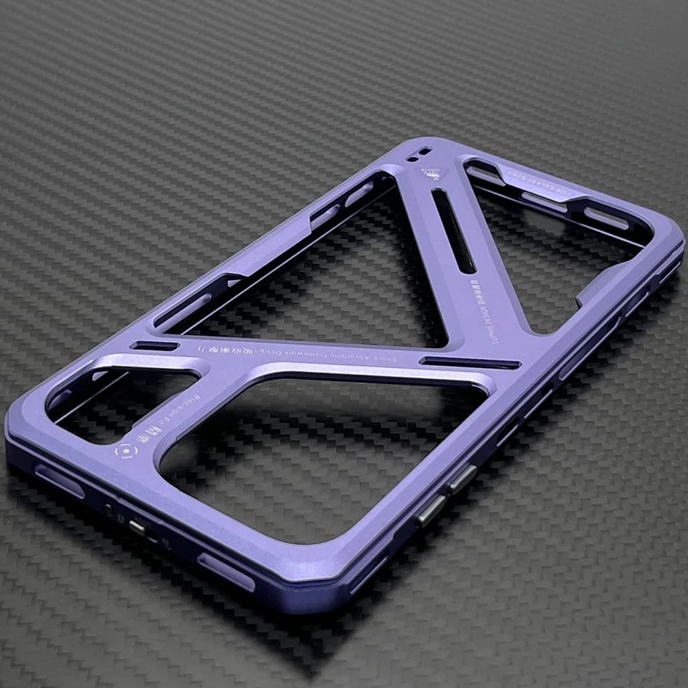 Luphie for Samsung S26 Ultra Case Metal Bumper Armor Galaxy S25 Ultra Cover Shockproof Aluminum Alloy Funda Coque Shell+Lens