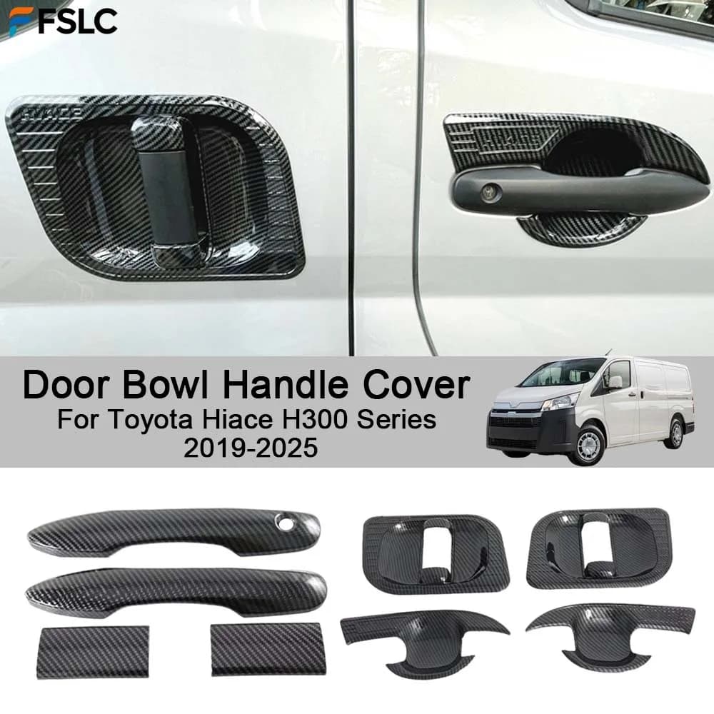 Cars Accessories Door Bowl Handle Cover For Toyota Hiace H300 Series 2019-2025 Car Decoration Styling Upgrade Modify A Car