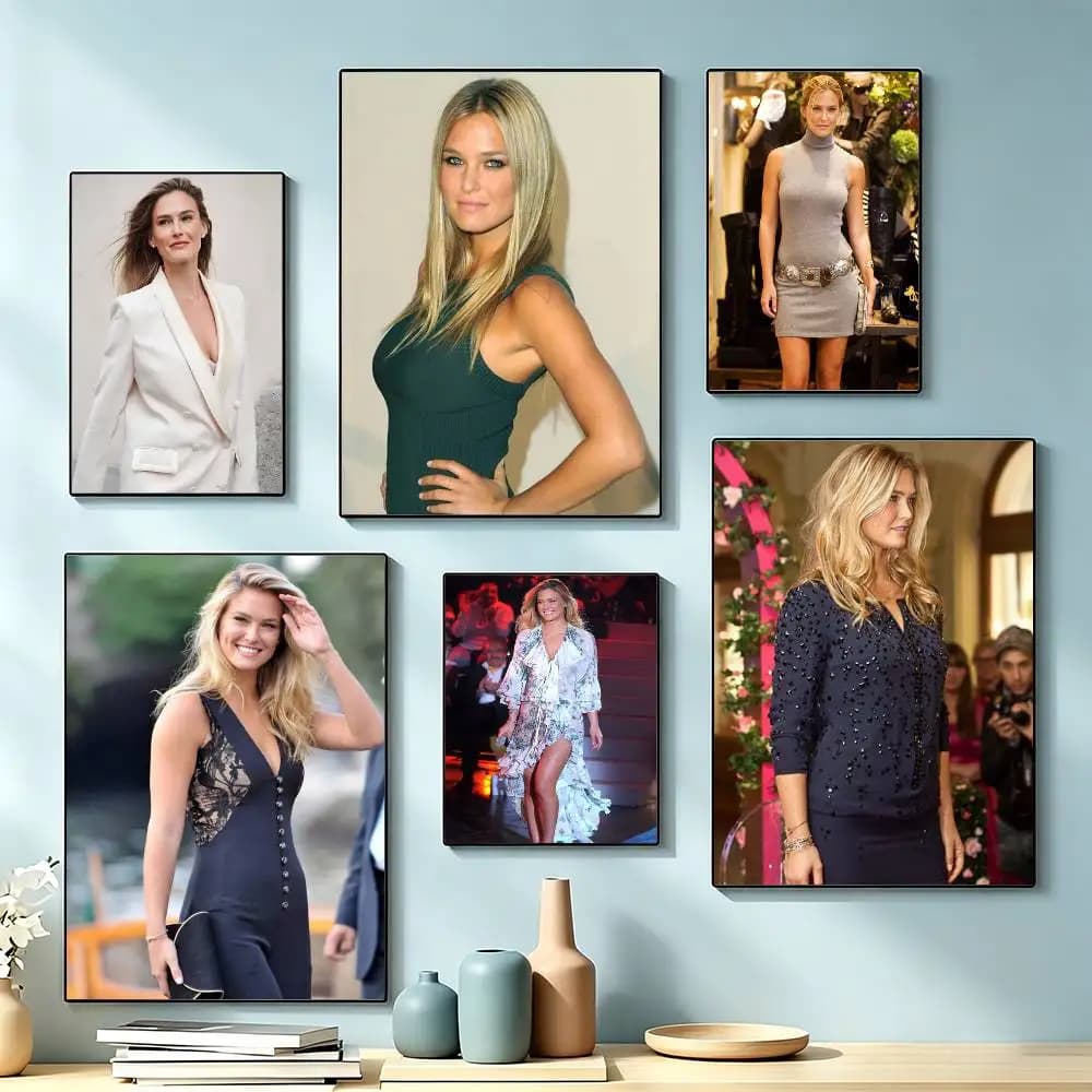 Actress B-Bar Refaeli Poster High Quality Dorm Living Room Aesthetic Wall Decoration Painting Stickers Gift