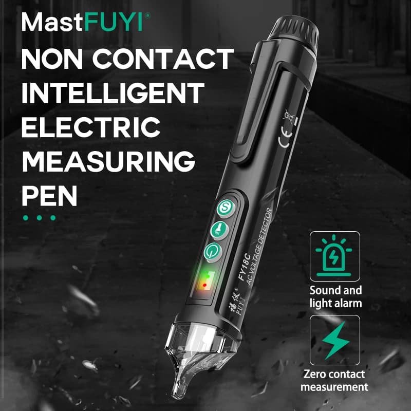 MASTFUYI AC Voltage Electric Compact Pen Current Testing Pen Circuit Breaker Finder 12V/48V-1000V Voltage Sensitivity Adjustable