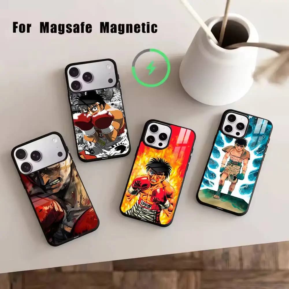H-Hajime no-OO Ippo  Phone Case For iPhone17,16,15,14,13,12,11 Plus,Pro Magnetic For Magsafe Wireless Charging