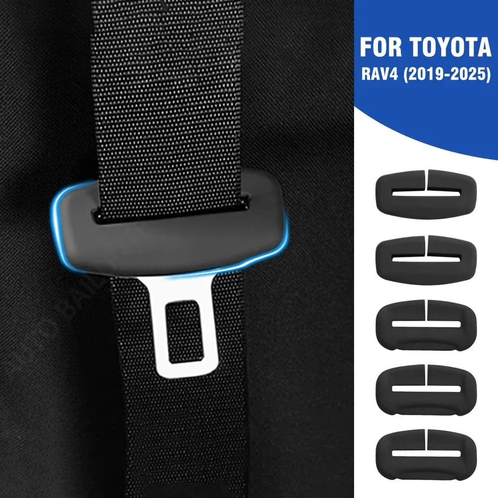 For Toyota RAV4 2019 2020 2021 2022 2023 2024 2025 Car Seat Belt Buckle Protector Cover Seat Belt Buckle Interior Accessories