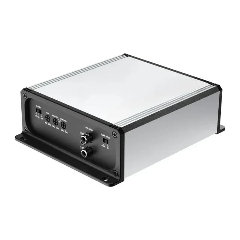 HE-100.2D Automotive Amplifier 2 Channels Class D Ultra Mini Style High Power RMS 2 * 100W