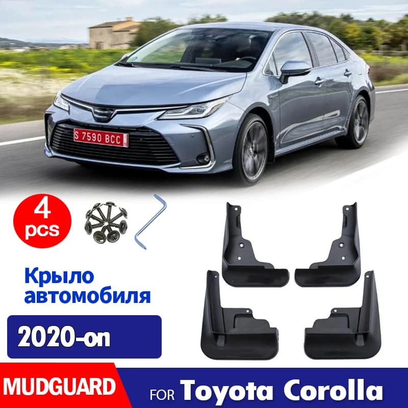 4x For Toyota Corolla Mudguard Fender Mud Flaps Guard Splash Mudflaps Car Accessories 2020 2021 2022 2023 2024 2025 2026+