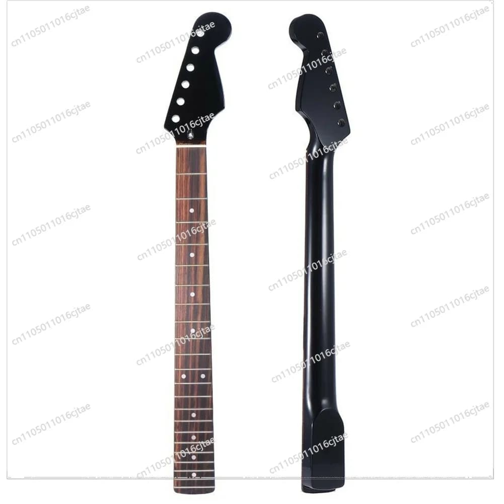 For [Mute Black] 22 Pins Electric Guitar Neck Maple Handle Rosewood Fingerboard