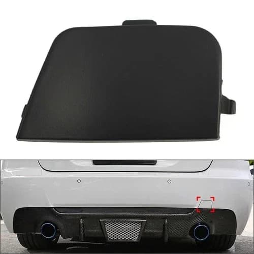 For BMW 3 Series E92 E93 2007 2013 M Sport Car Rear Bumper Tow Hook Eye Cover Cap Flap Towing Hook Cover Durable ABS Auto Exteri