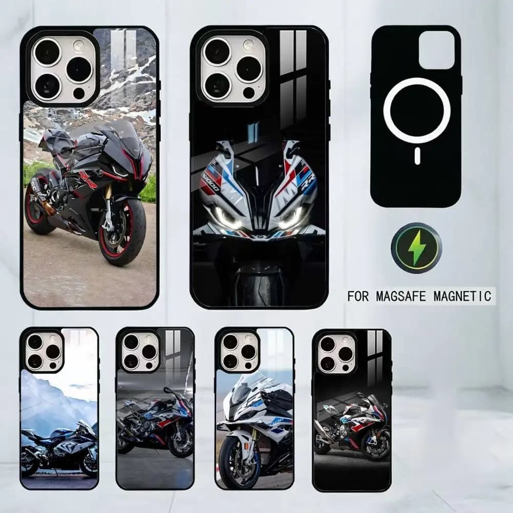 Cool S-s1000rr motorcycle Phone Case For iPhone17,16,15,14,13,12,11 Plus,Pro Magnetic with Magsafe Wireless Charging