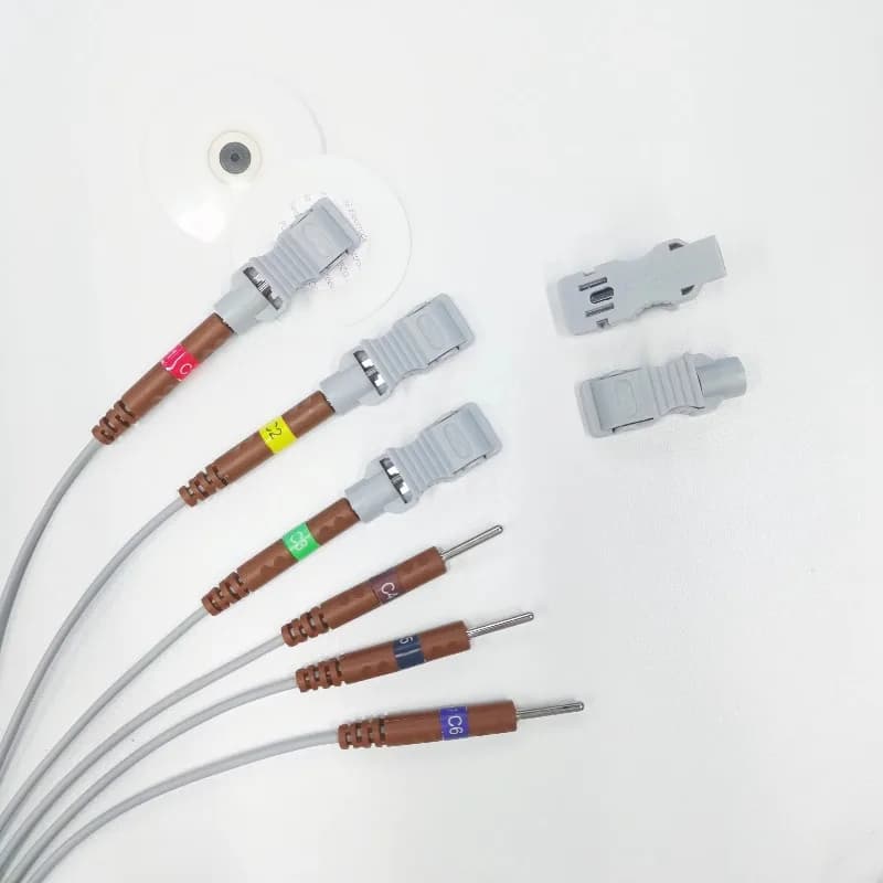ECG Electrode Clip 3.0 Pin Adapter M2254A Grey
