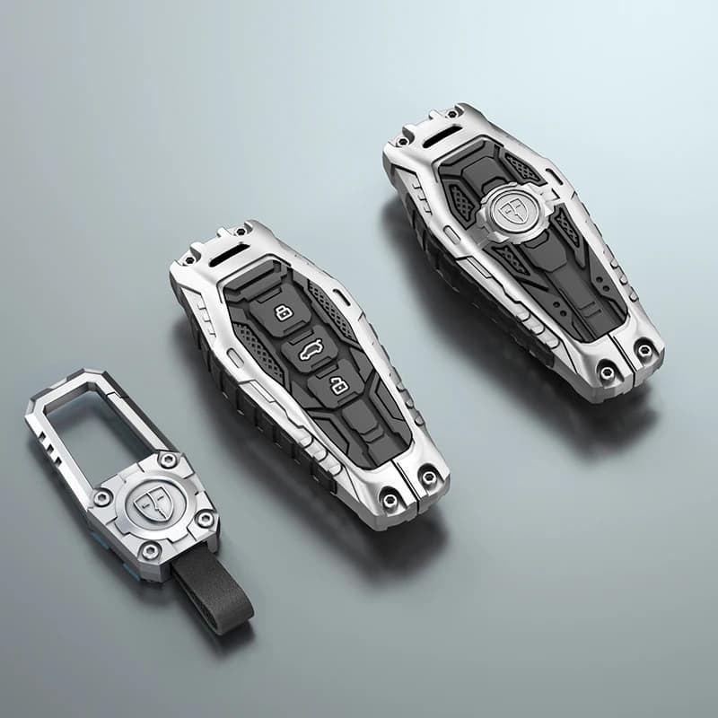 for Chery Icar 03 Icar03 AIQAR EQ7 EQ5 EQ3 JAECOO J6 J7 J8 Car Key Case Remote Cover Shell Keychain Ring Holder Fob Accessories