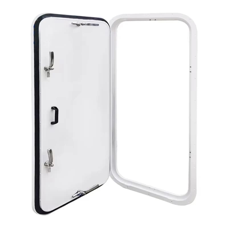Marine Custom Marine Five Boat Parts Accessories Watertight Hatch Aluminum Boat Door Cover
