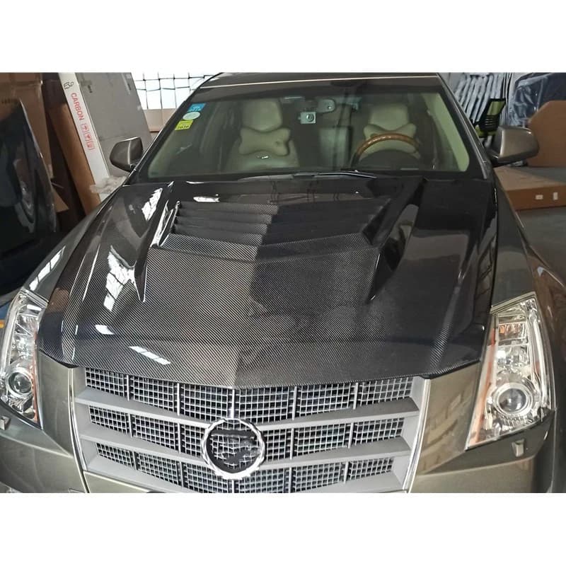 Hot Selling V Style Carbon Fiber Engine Hood Bonnet Fit 2013-2018 Third Generation Vehicles Auto Body Upgrade Replacement Parts