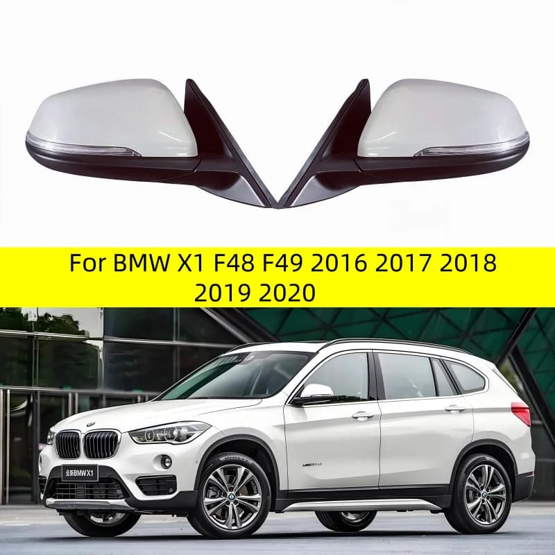 For BMW X1 F48 F49 2016 2017 2018 2019 2020 Auto Left or Right Heated 5 Pin Rear Mirror Assembly