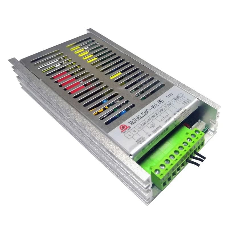 Built-in tension controller, switching power supply