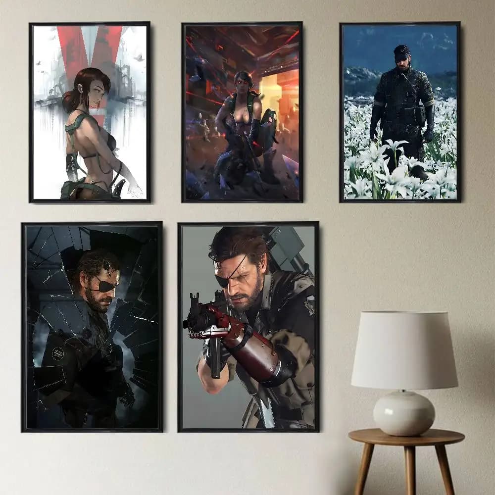Venom Quiet Metal Gear Solid MGS Wall Art Anime Canvas Painting Poster For Living Room Decoration Picture Home Decor