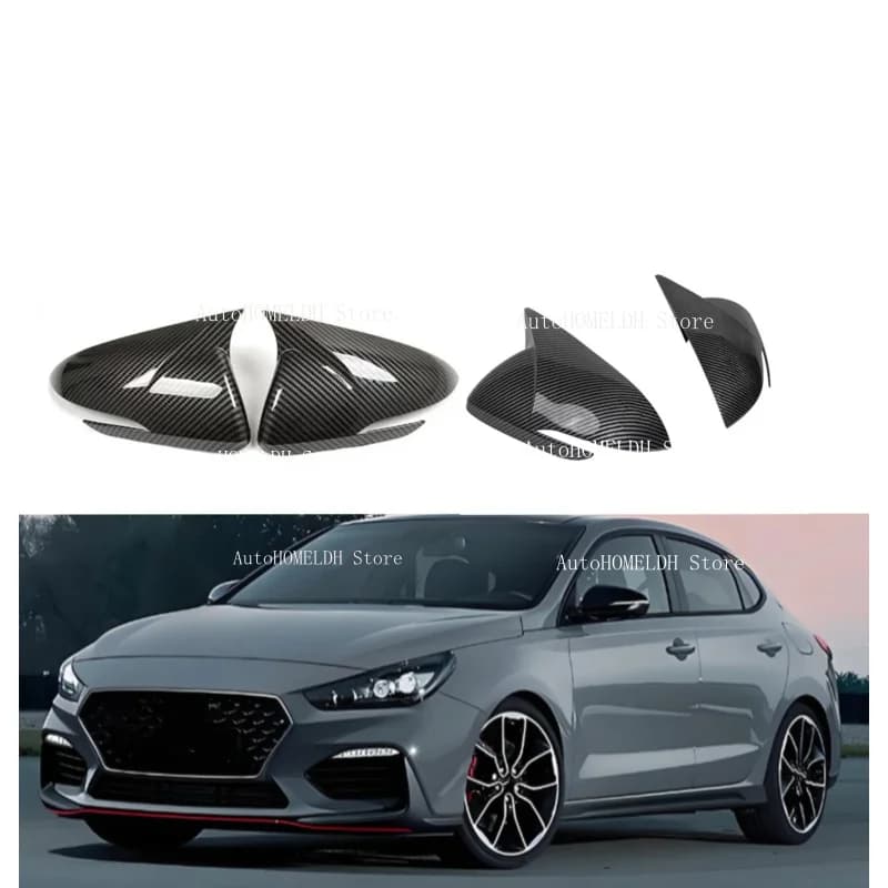 Car Rear View  Side Mirror Cover For Hyundai i30 N NLine 2018-2021  For I30 Fastback N Project C For Kia Stonic 2017-2025