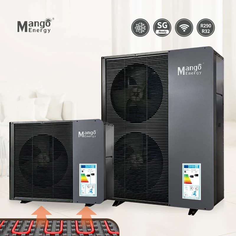 Monoblock DC Inverter Air to Water 10kW 15kW 20kW  R32  Heat Pump Wifi Controller Domestic Heat Pump
